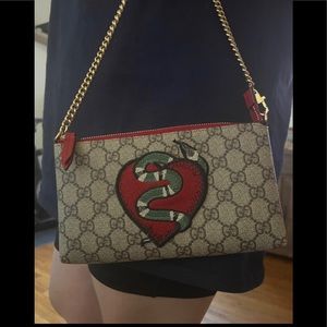 Beautiful limited Gucci wristlet, shoulder bag and crossbody